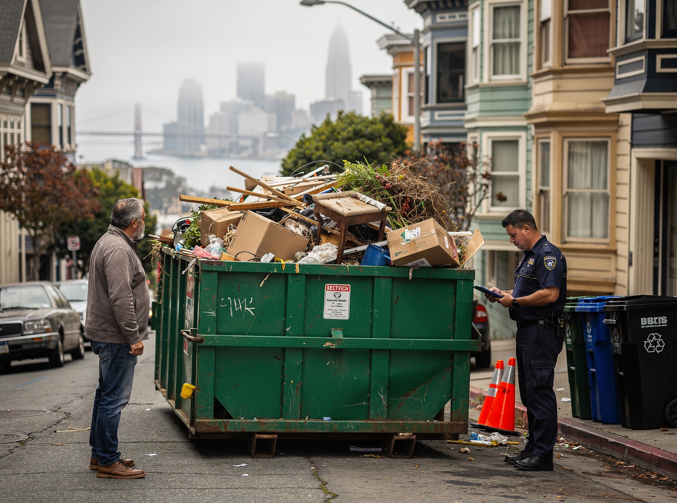 Dumpster Rental Weight Limits and Overage Fees in San Francisco
